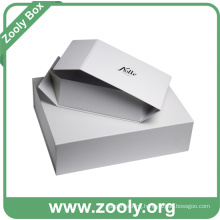 Custom-Made White Cardboard Paper Folding Keepsake Boxes